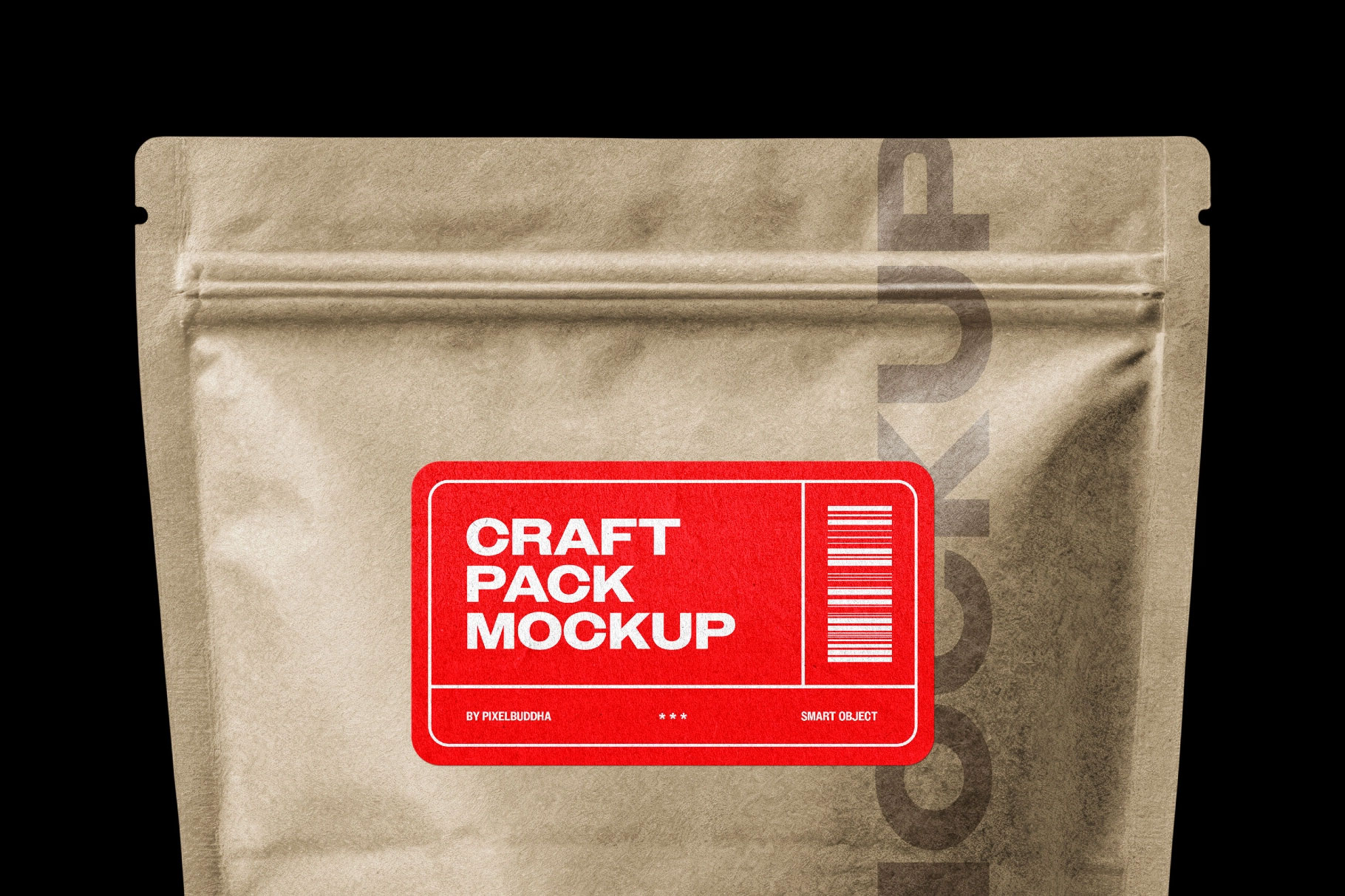 Free Craft Package Bag Mockup PSD Template