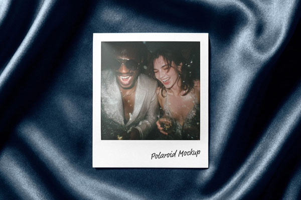 Free Elegant Polaroid Mockup PSD Template