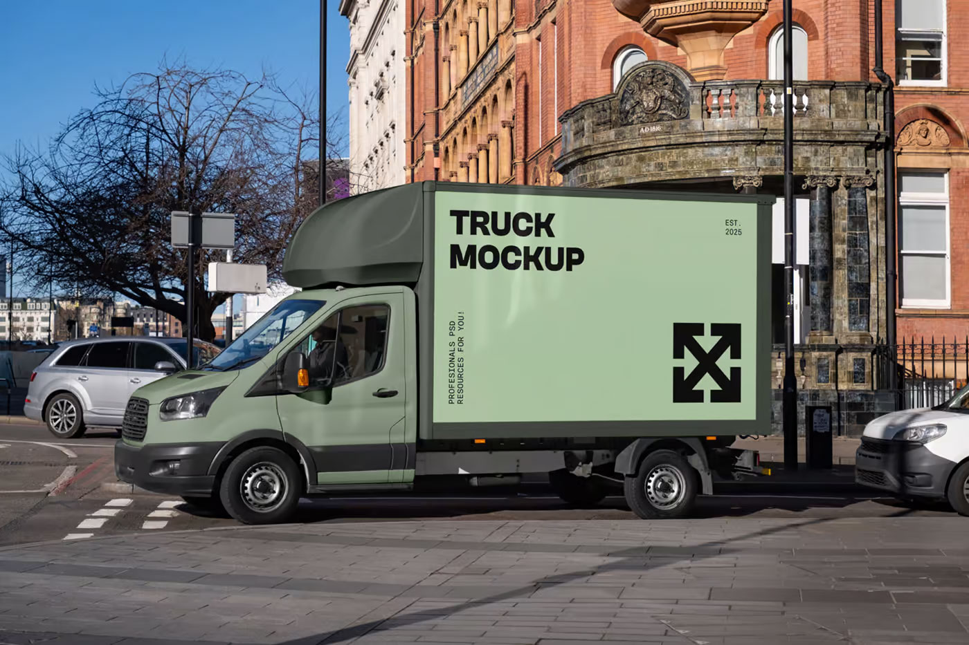Free Ford Transit Mockup PSD Template