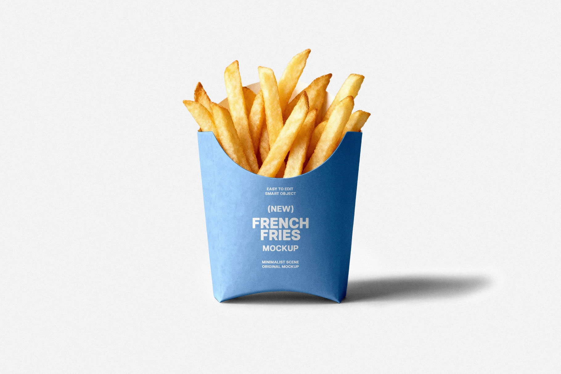 Free French Fries Mockup PSD Template