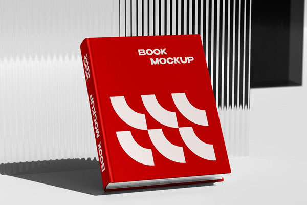 Free Hardcover Book Mockup PSD Template