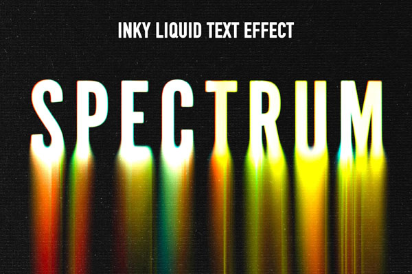 Free Inky Liquid Text Effect / Logo Mockup PSD Template