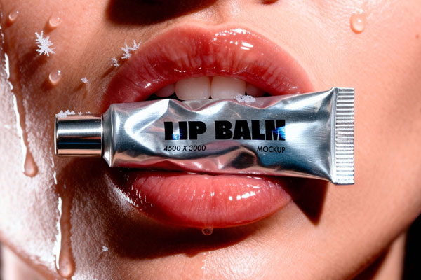 Free Lip Balm Mockup PSD Template