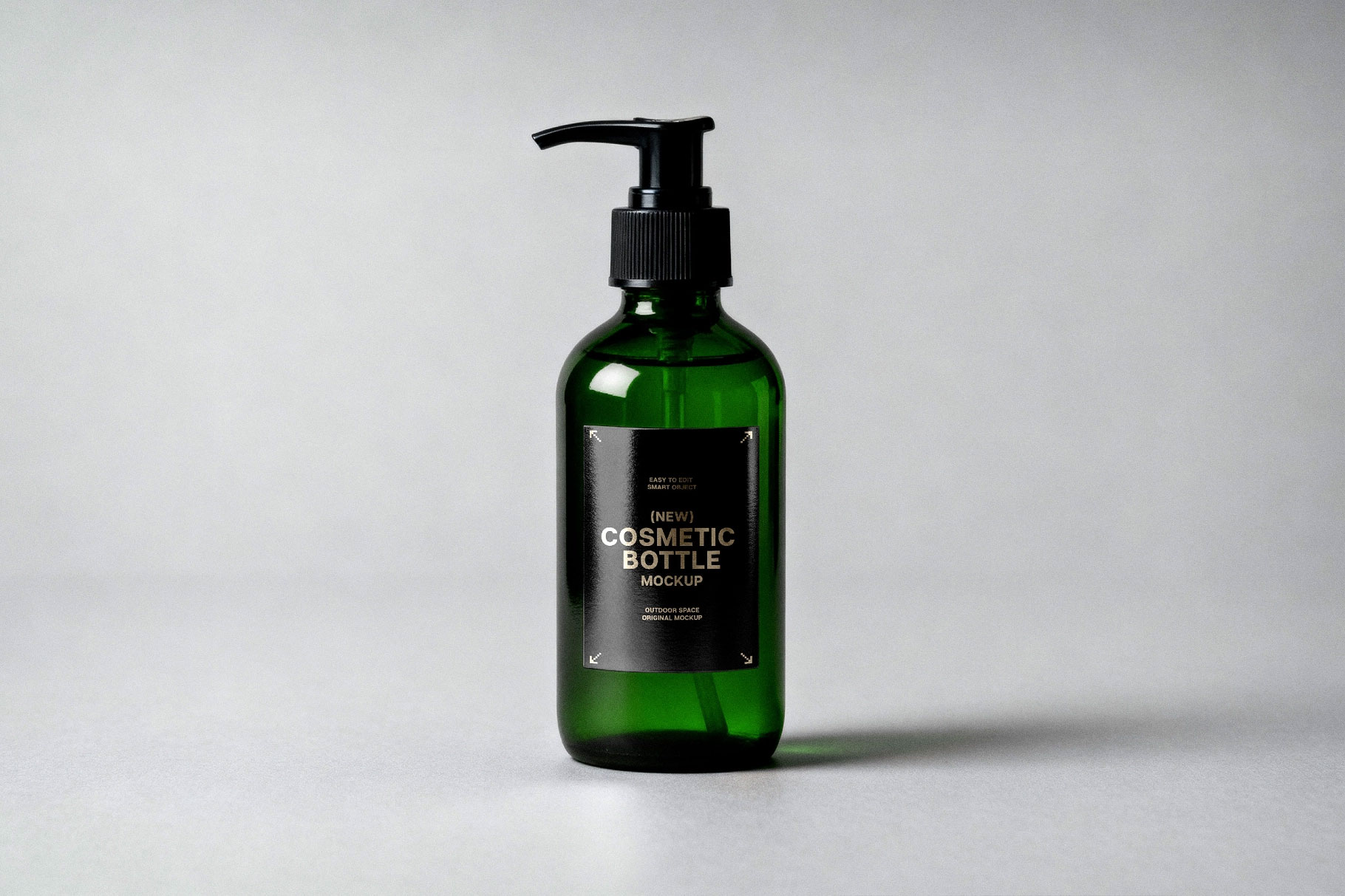 Free Liquid Soap Bottle Mockup PSD Template