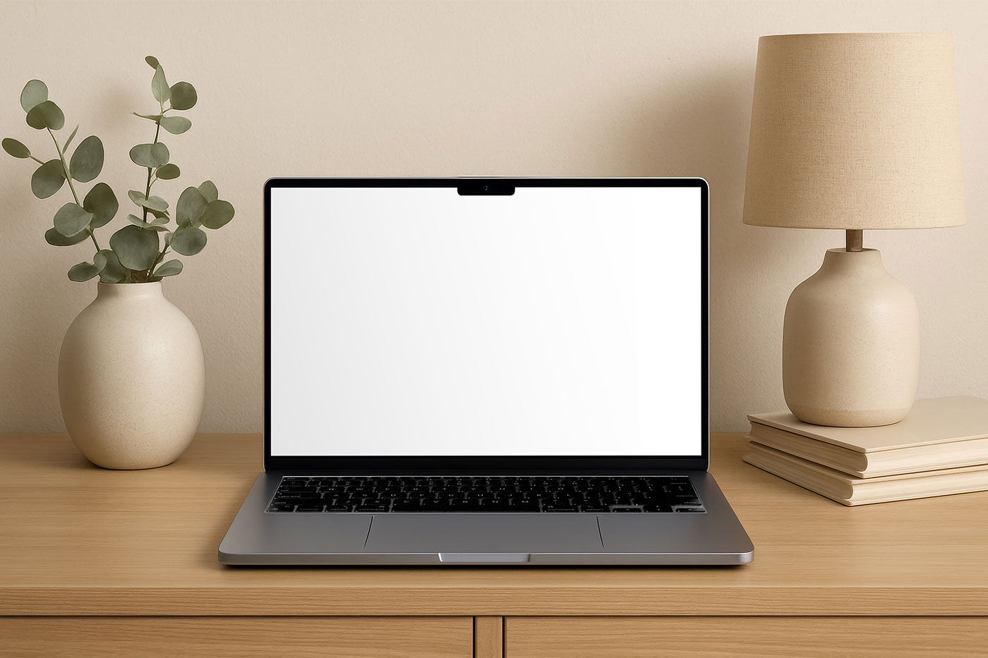 Free MacBook Display Mockup PSD Template