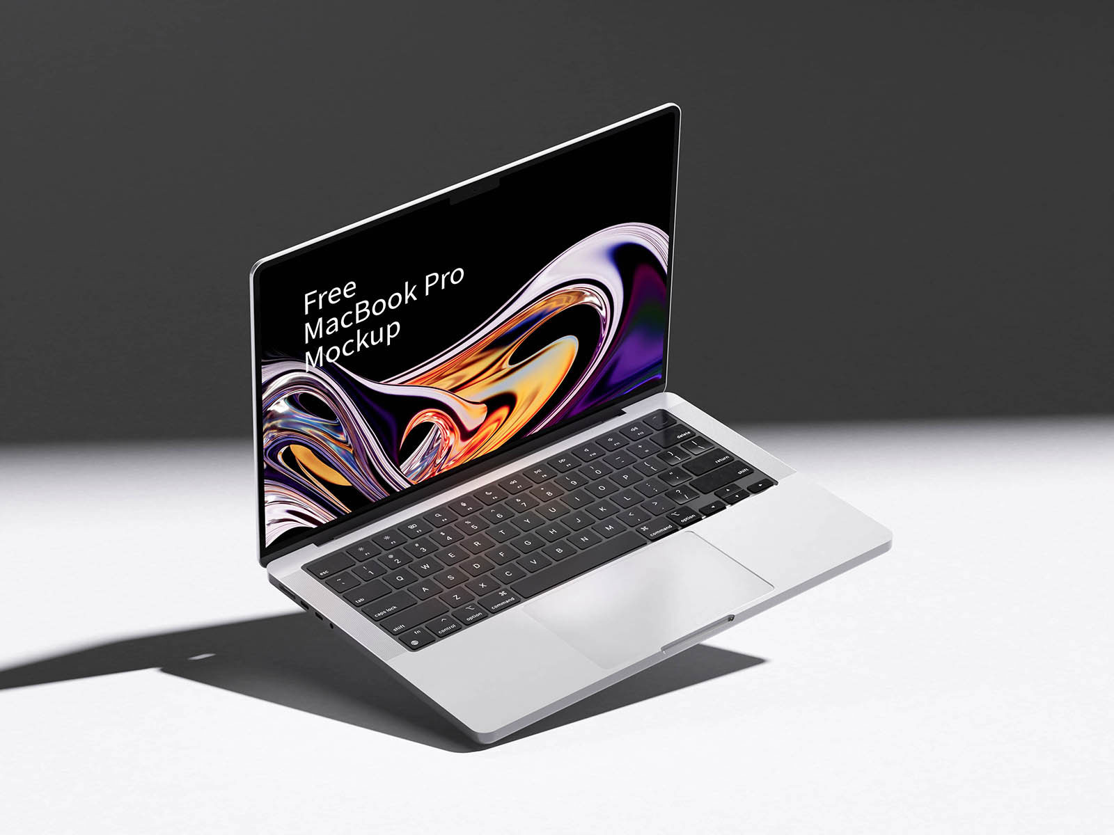 Free MacBook Pro Laptop Mockup PSD Template