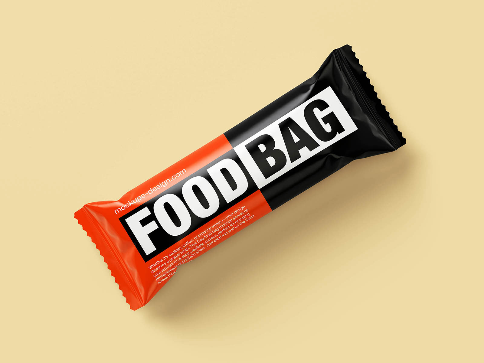 Free Minimal Bar Wrapper Mockup PSD Template