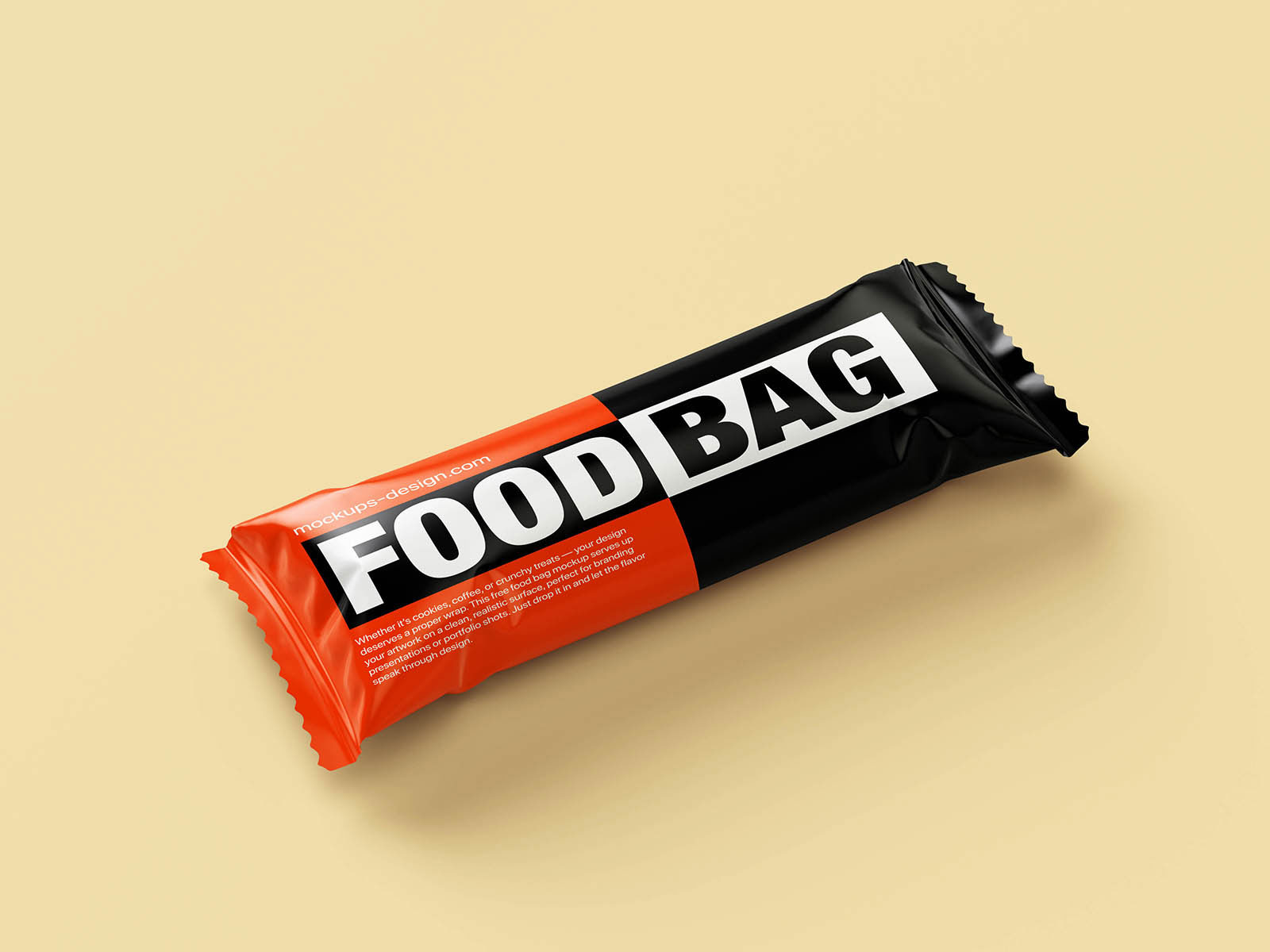 Free Minimal Bar Wrapper Mockup PSD Template