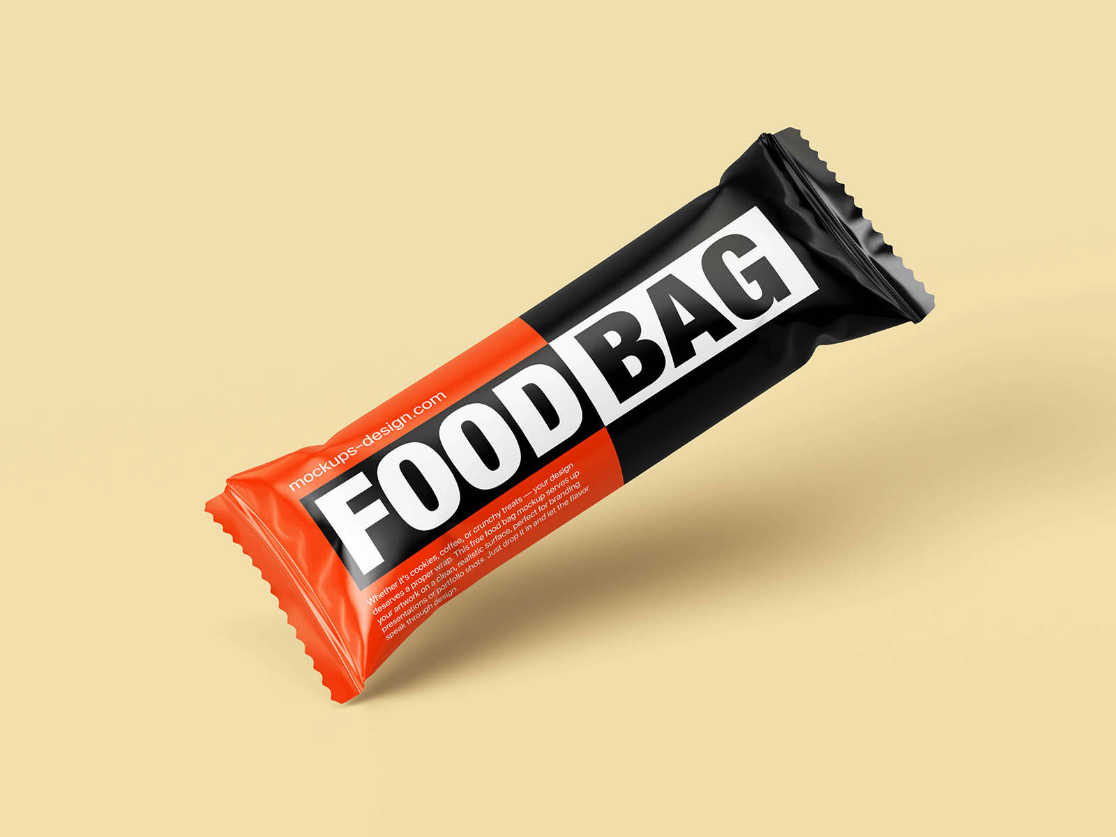 Free Minimal Bar Wrapper Mockup PSD Template