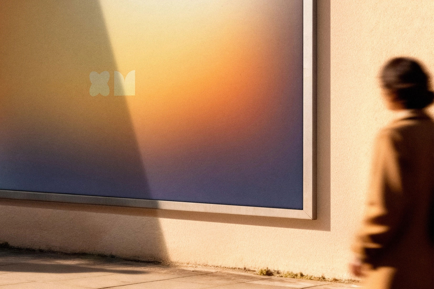 Free Outdoor Shadow Billboard Mockup PSD Template