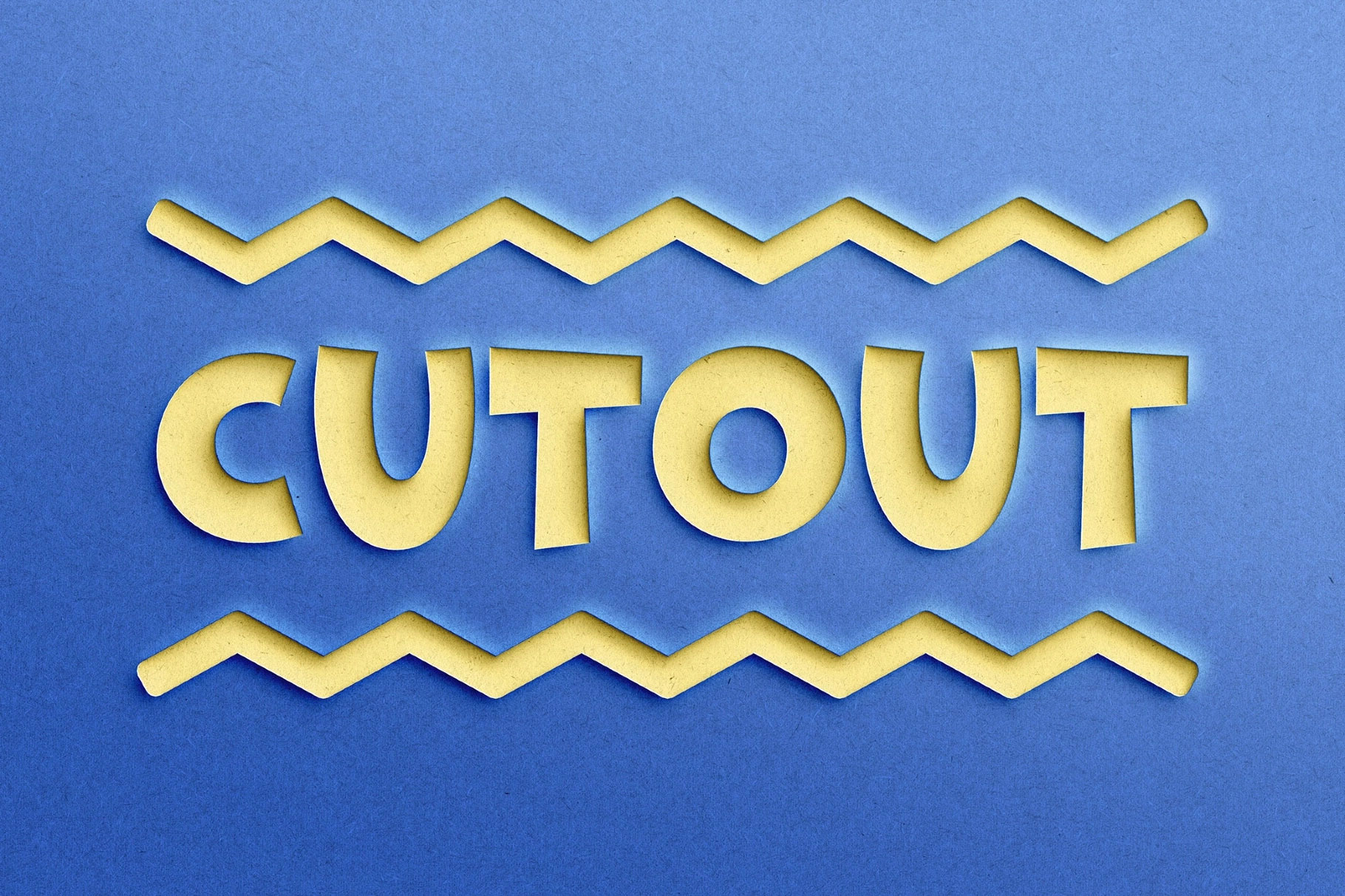 Free papercut-text-effect-logo-mockup PSD Template