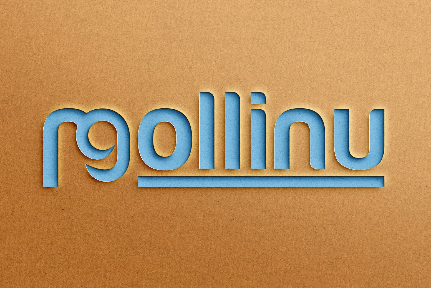 Free papercut-text-effect-logo-mockup PSD Template