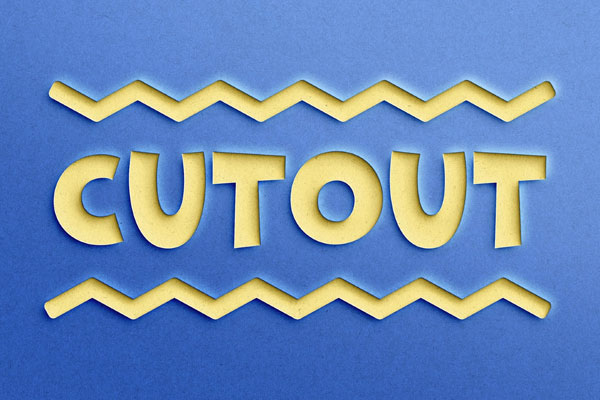 Free papercut-text-effect-logo-mockup PSD Template