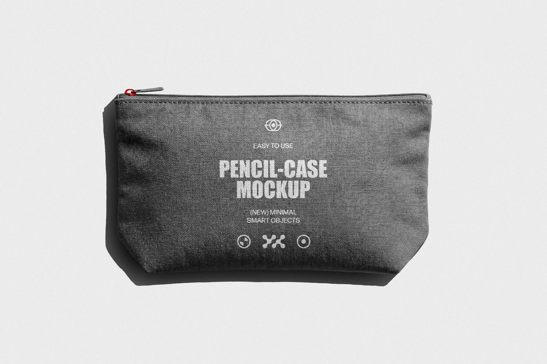 Free Pencil Case Mockup PSD Template