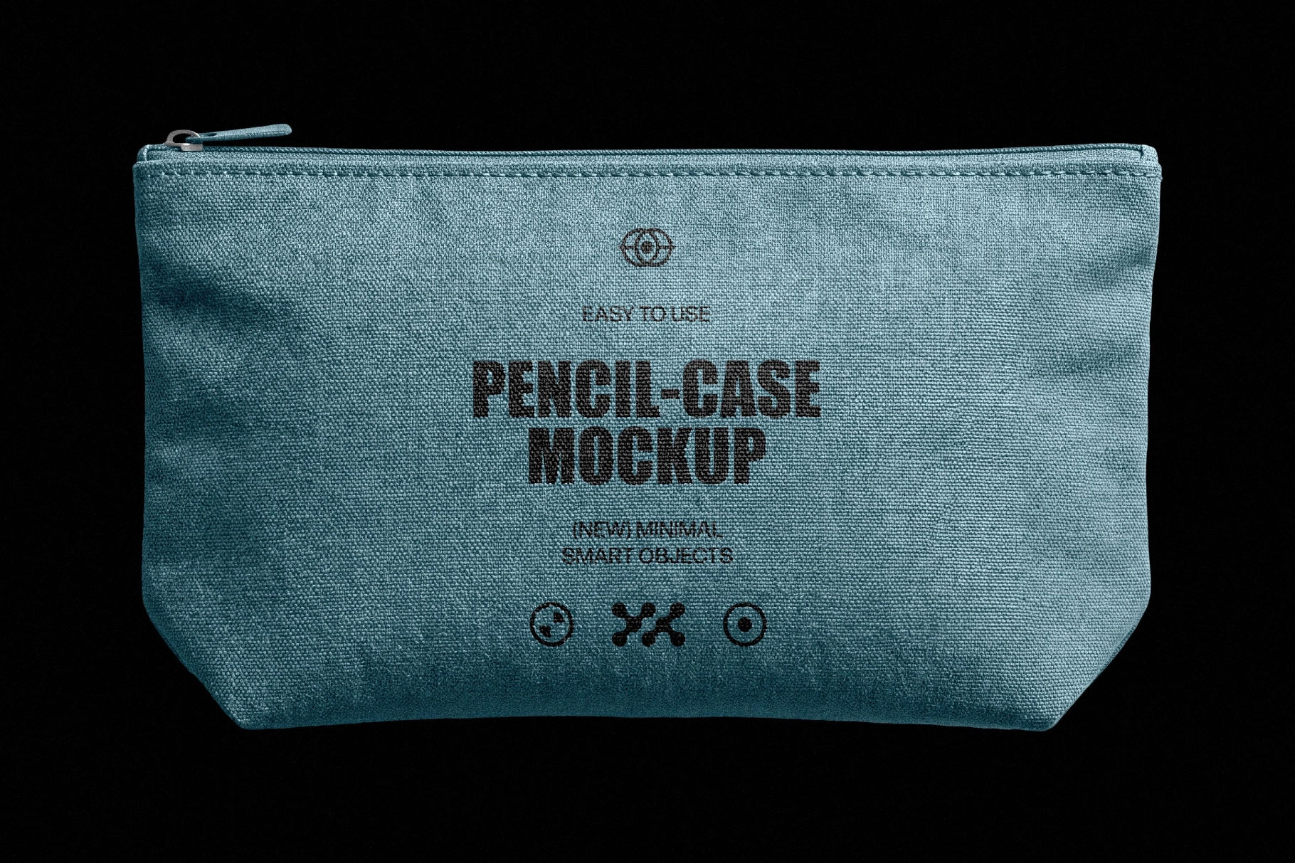 Free Pencil Case Mockup PSD Template
