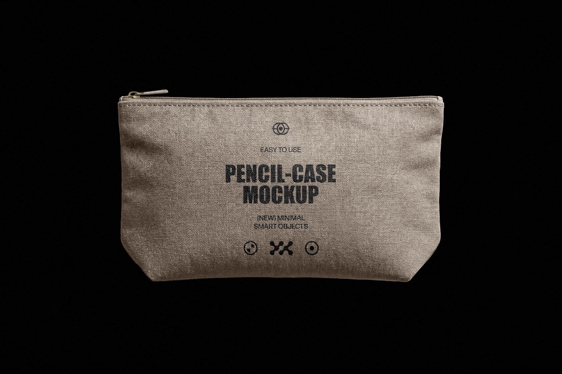 Free Pencil Case Mockup PSD Template