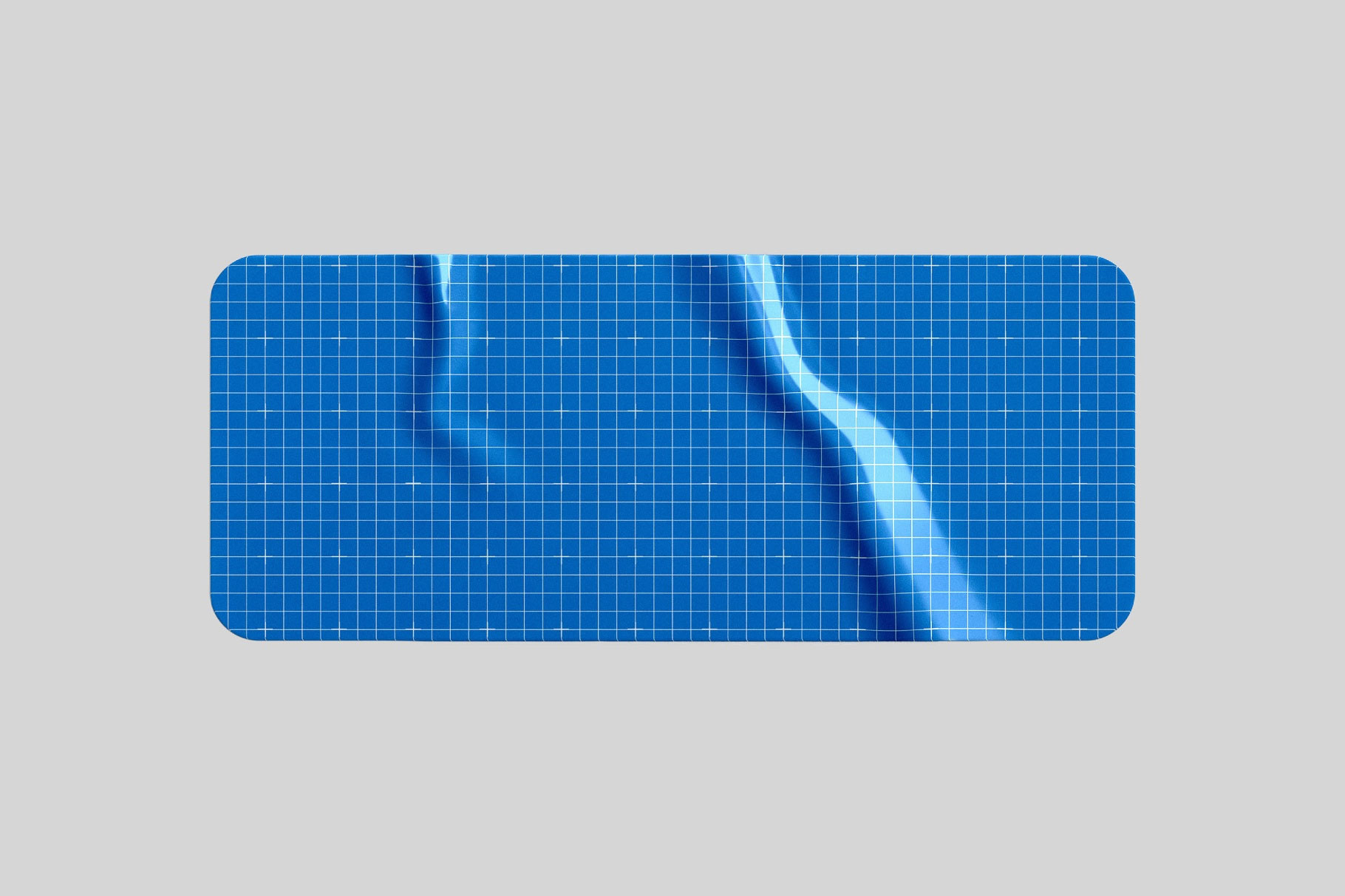 Free Rectangle Plastic Sticker Mockup PSD Template
