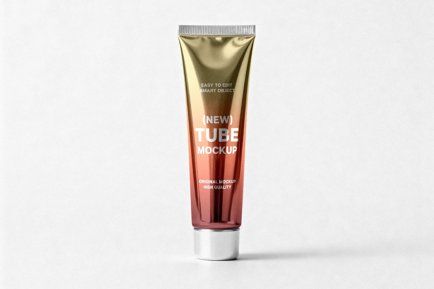 Free Skincare Tube Mockup PSD Template
