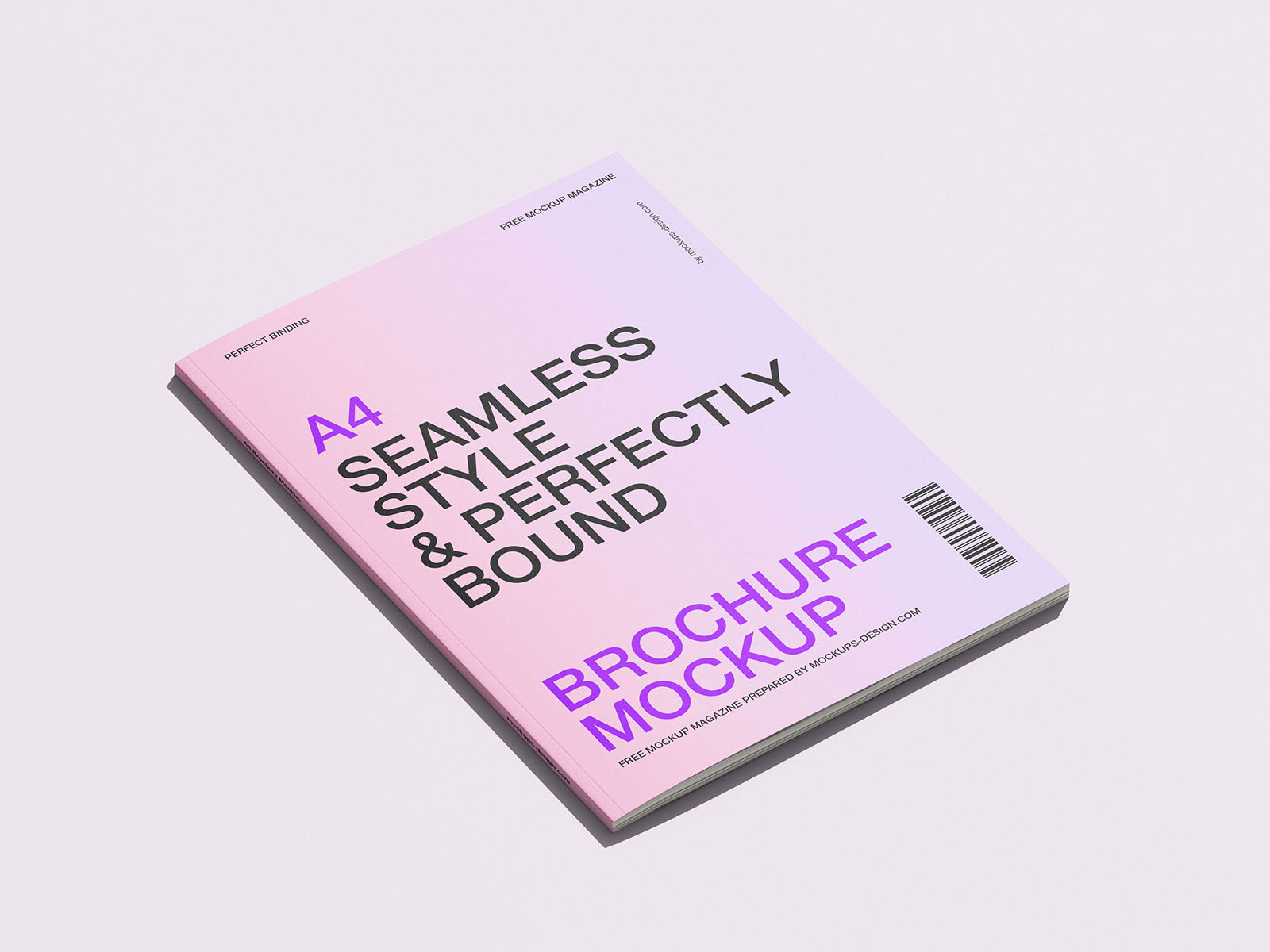 Free Sleek A4 Brochure Mockup PSD Template