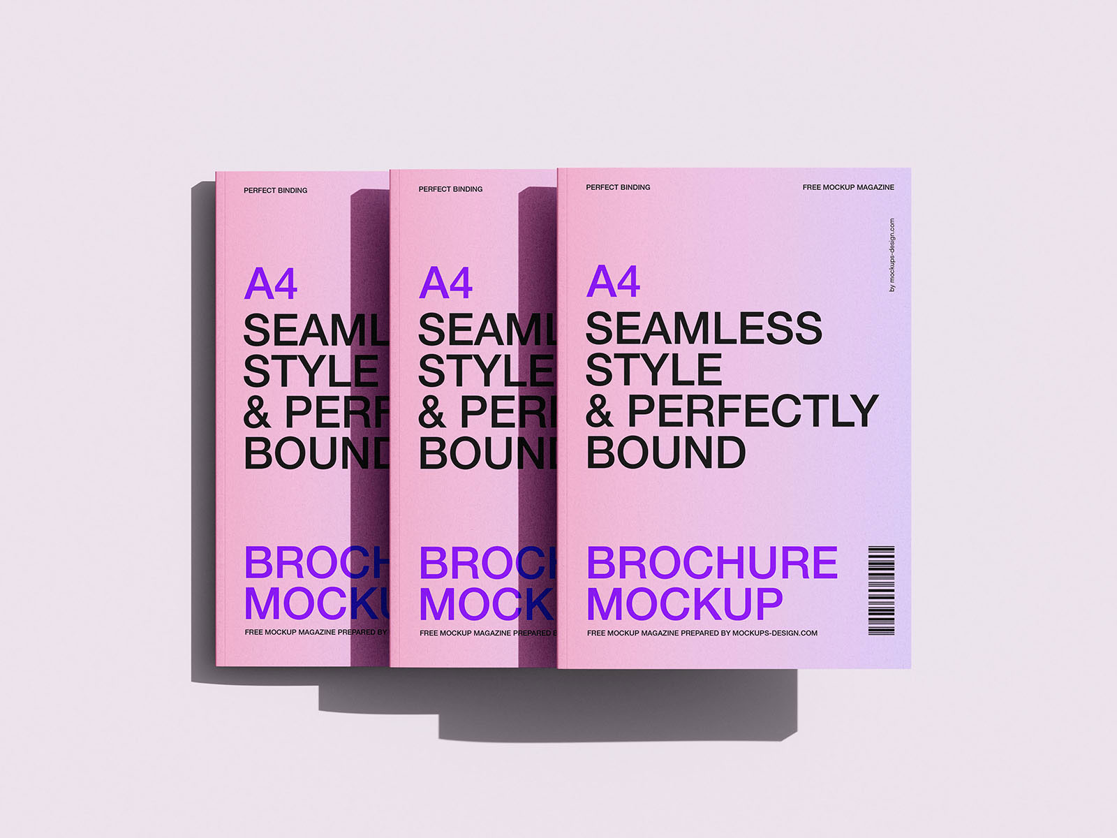 Free Sleek A4 Brochure Mockup PSD Template