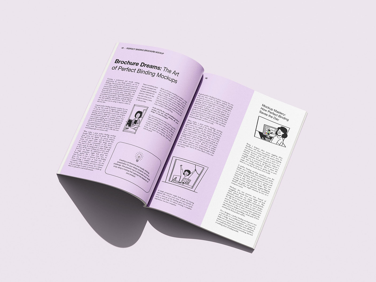 Free Sleek A4 Brochure Mockup PSD Template
