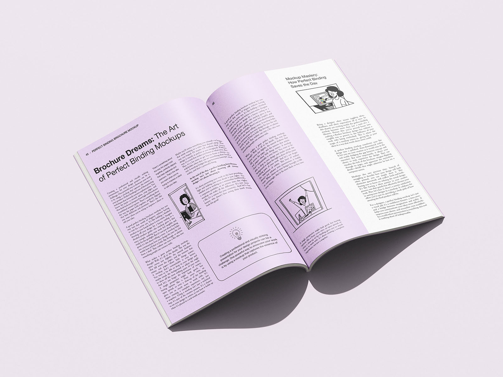 Free Sleek A4 Brochure Mockup PSD Template