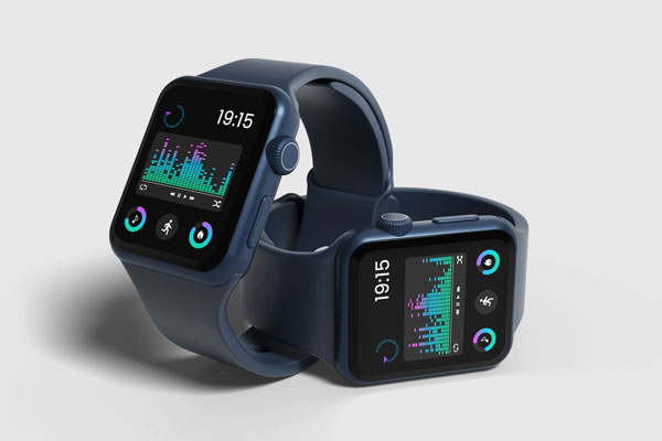 Free Smart Watch Mockup PSD Template