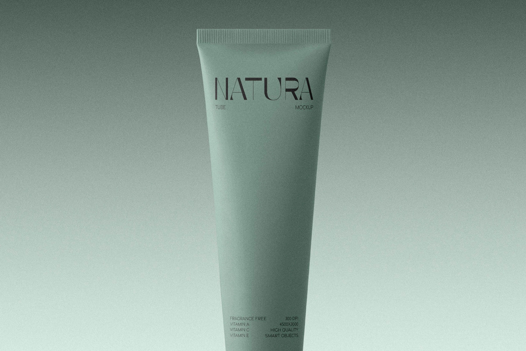 Free Soft Touch Cosmetic Tube Mockup PSD Template