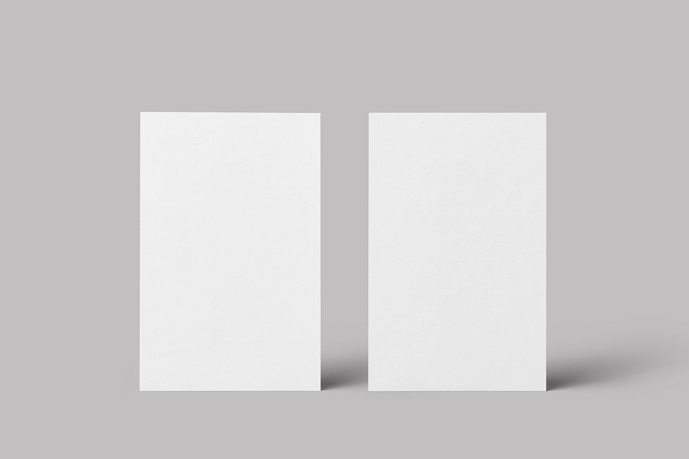 Free Standing Business Card Mockups PSD Template
