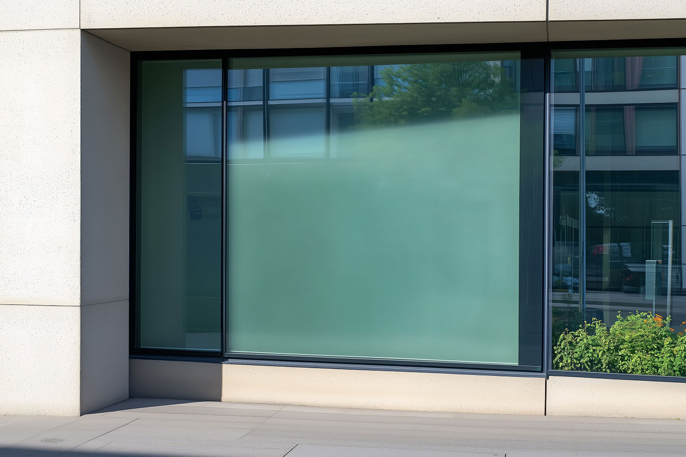 Free Sunny Storefront Mockup PSD Template