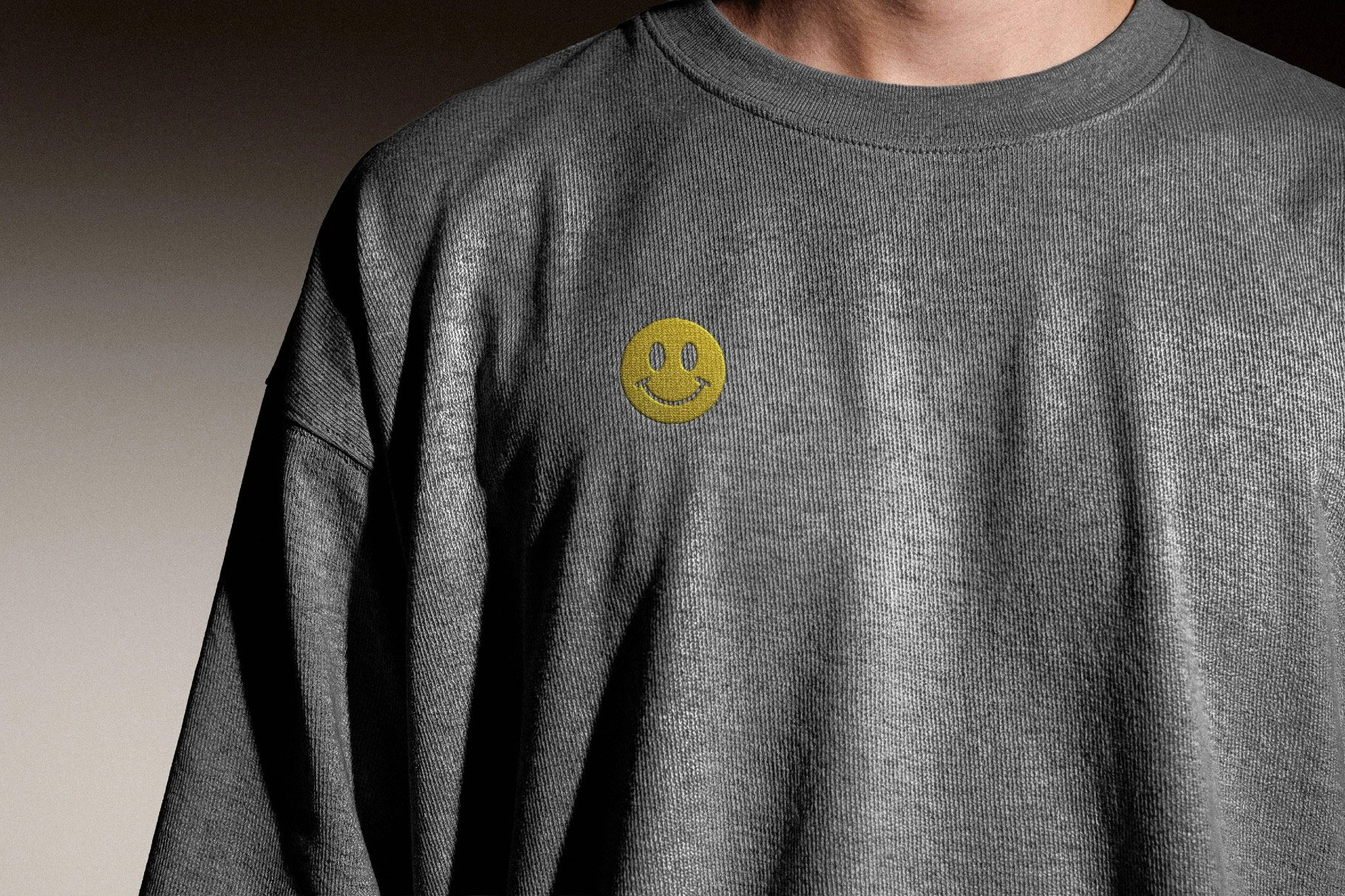 Free Sweatshirt Embroidery Mockup PSD Template
