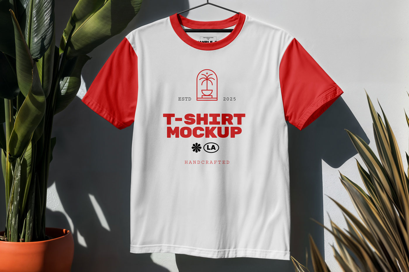 Free T-Shirt Hanging Mockup PSD Template
