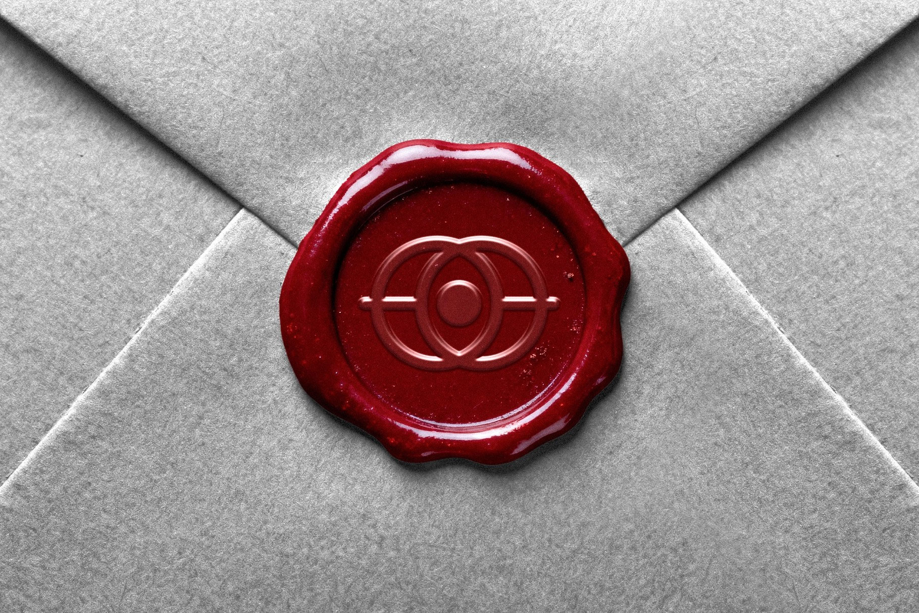 Free Wax Seal Logo Mockup PSD Template