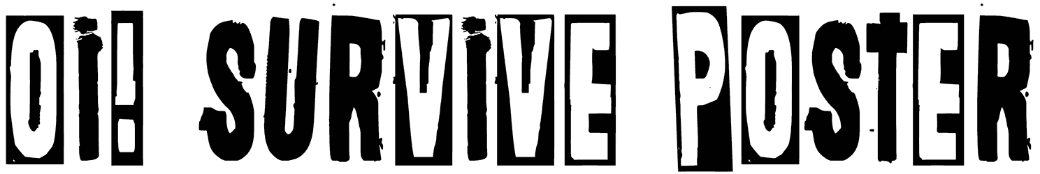 Oi Survive Poster Font
