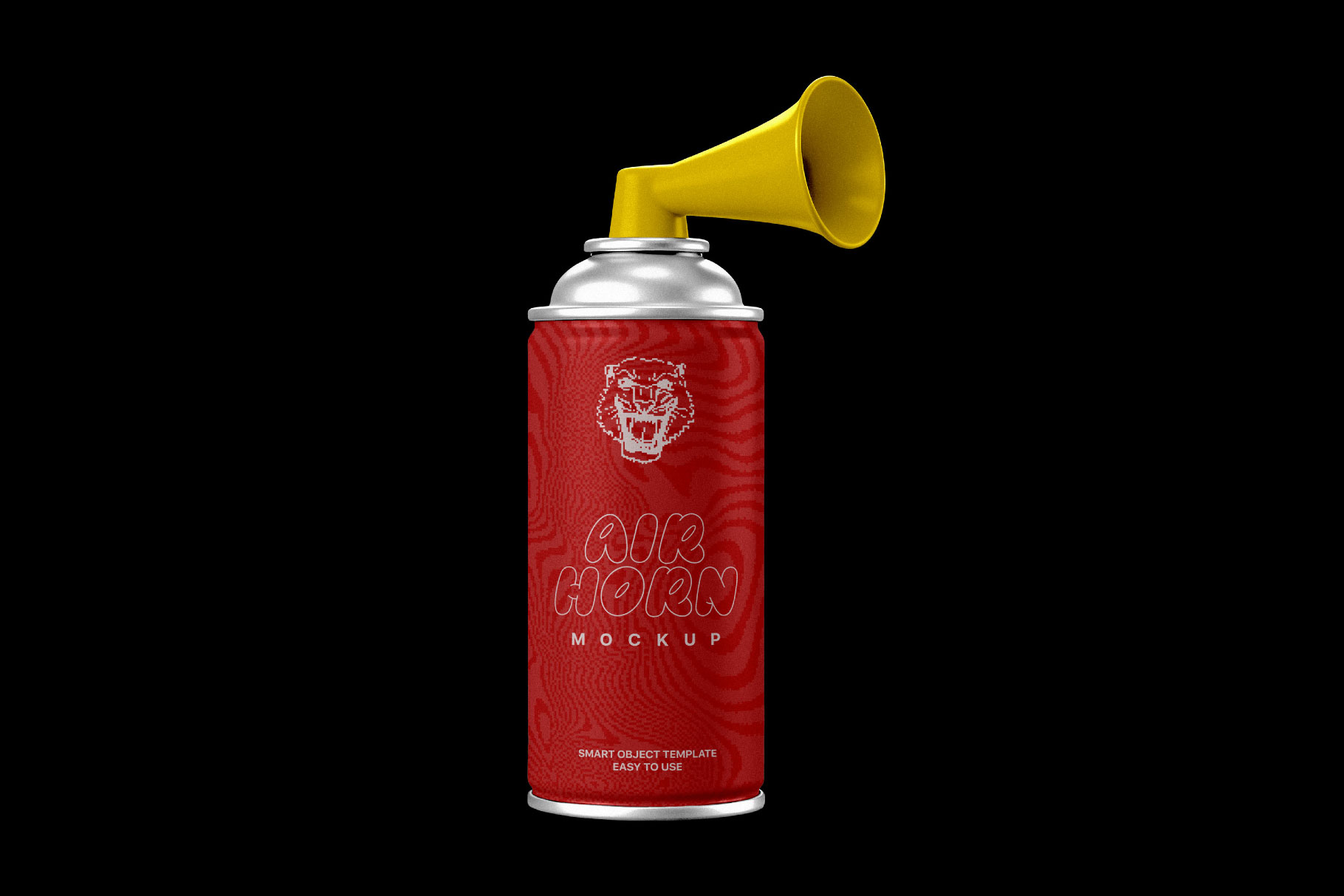 Free Air Horn Mockup PSD Template