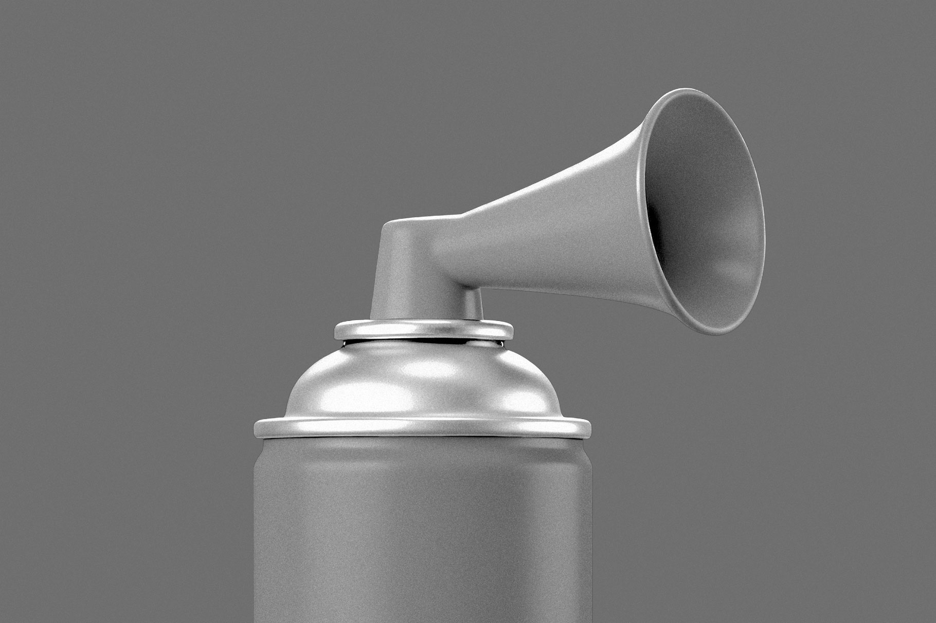 Free Air Horn Mockup PSD Template