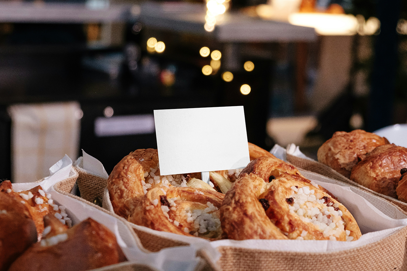 Free Bakery Card Mockup PSD Template