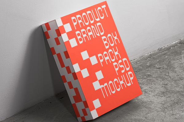 Free Branding Box Mockup Set PSD Template