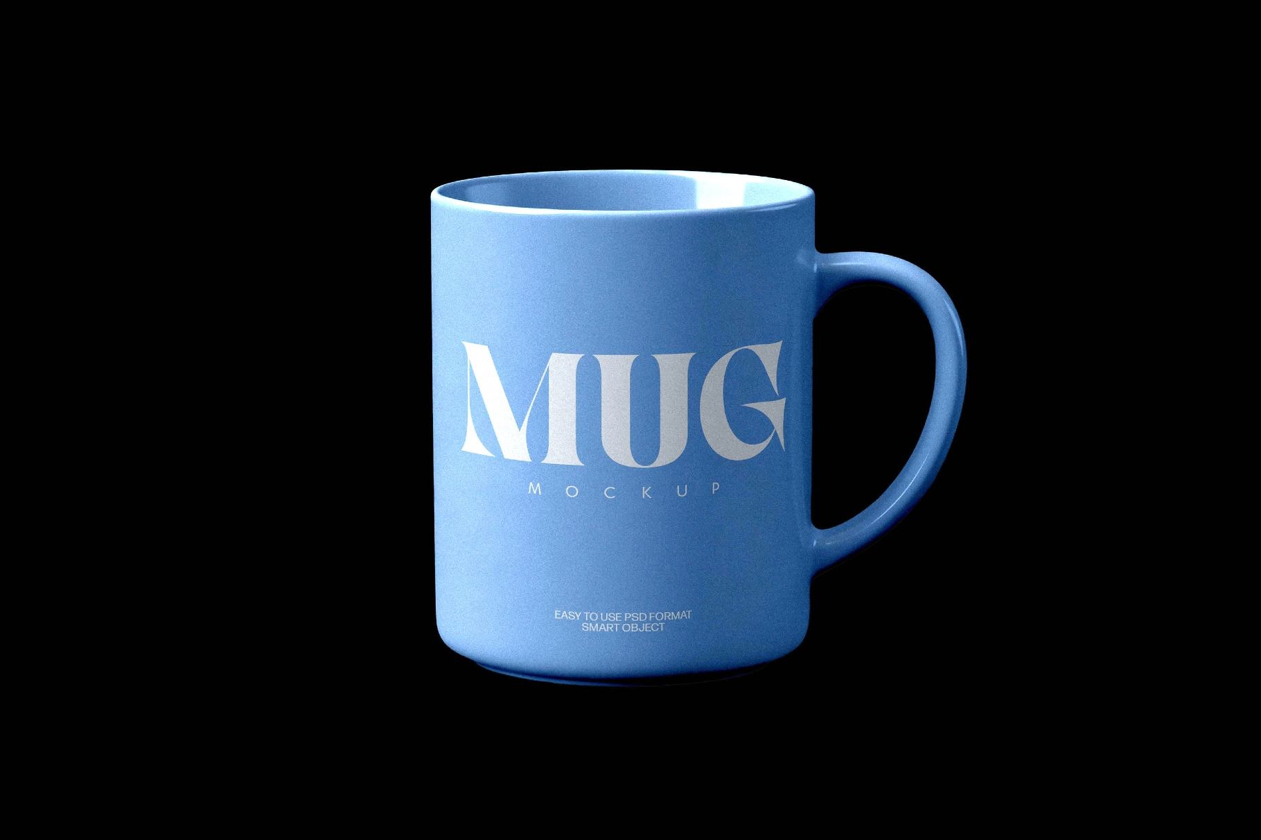 Free Ceramic Mug Mockup PSD Template