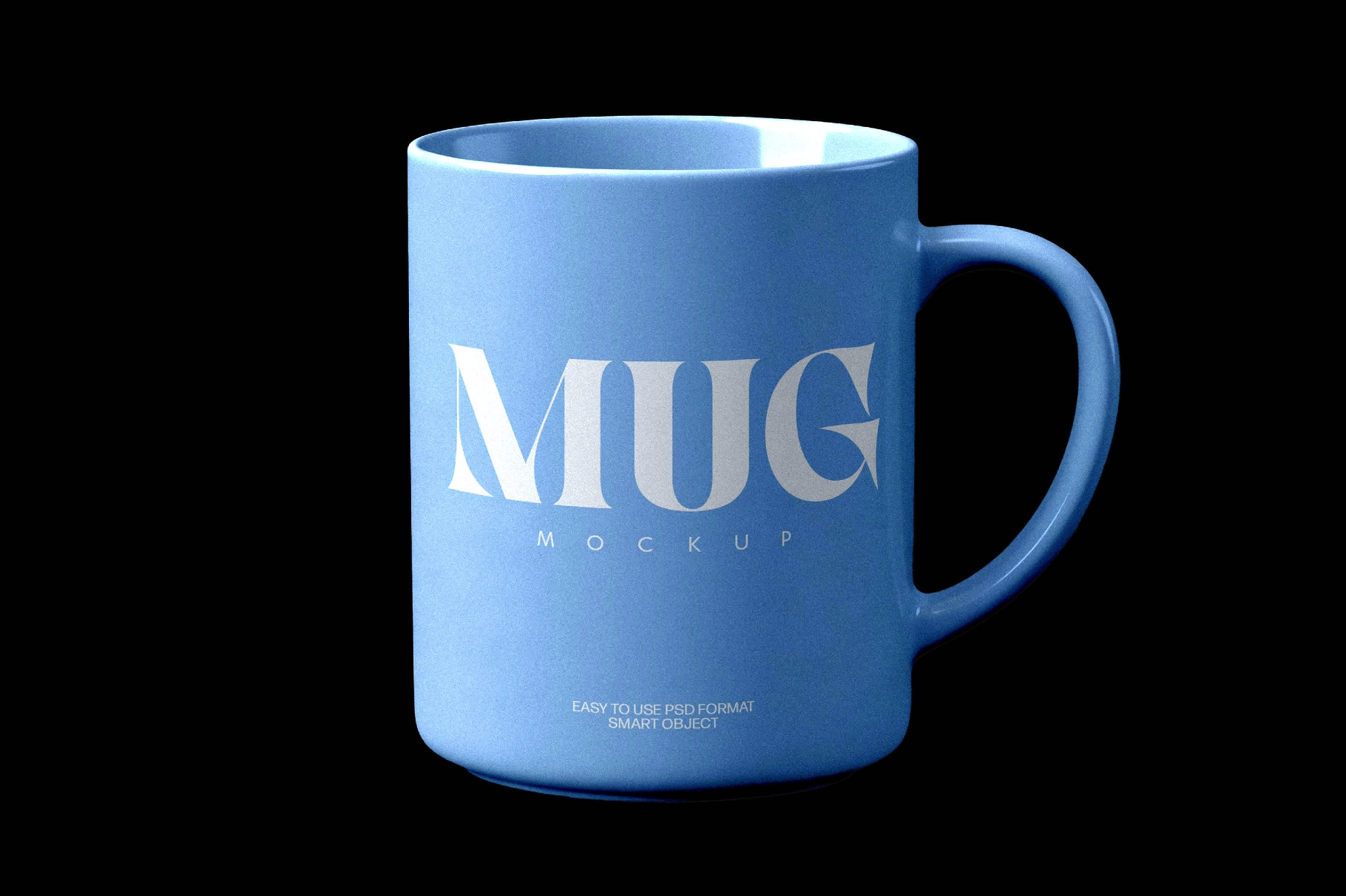 Free Ceramic Mug Mockup PSD Template