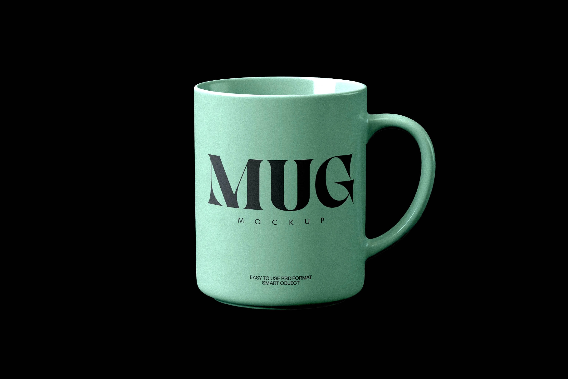 Free Ceramic Mug Mockup PSD Template