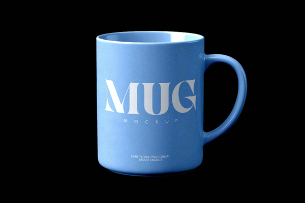 Free Ceramic Mug Mockup PSD Template