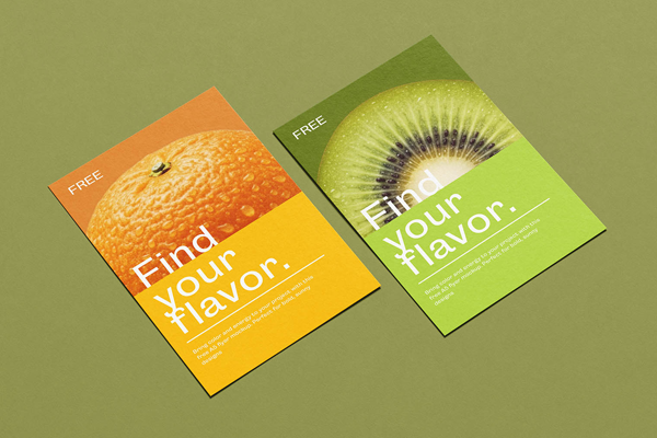 Free Clean A5 Flyer Mockup PSD Template