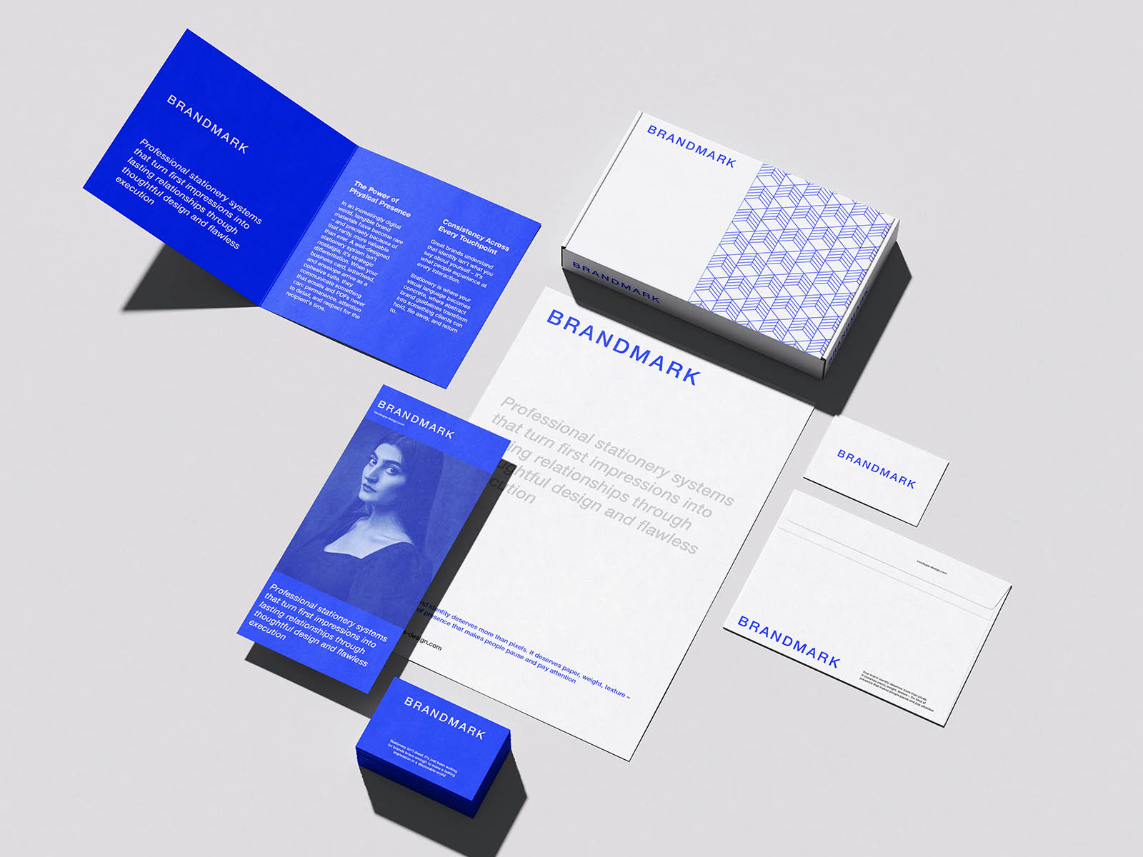 Free Complete Corporate Stationery Mockup PSD Template