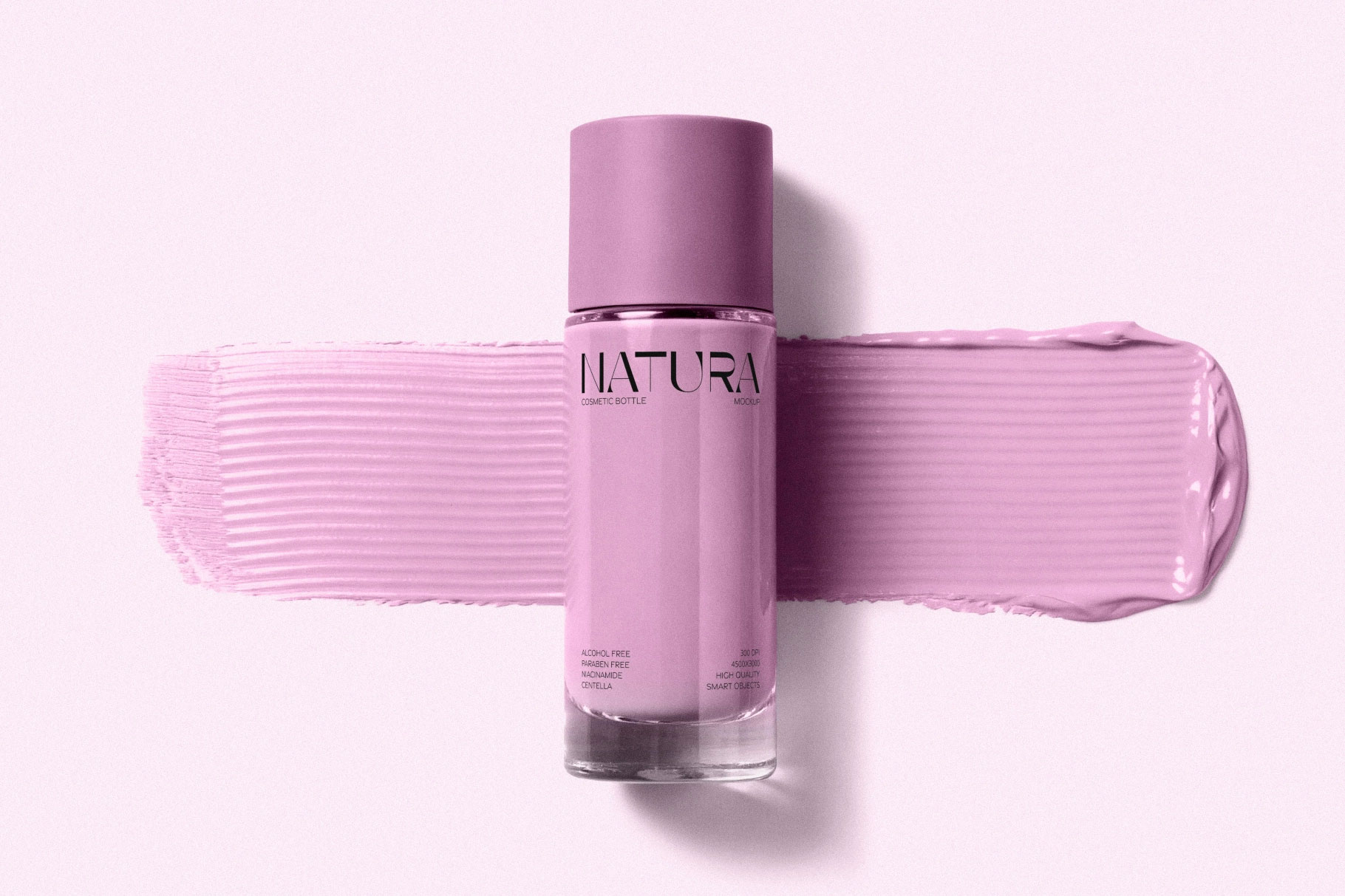 Free Cosmetic Cream Bottle Mockup PSD Template