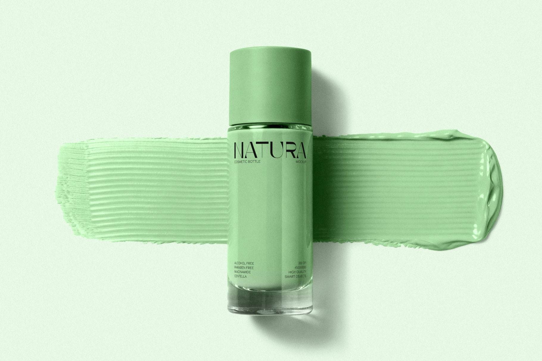 Free Cosmetic Cream Bottle Mockup PSD Template