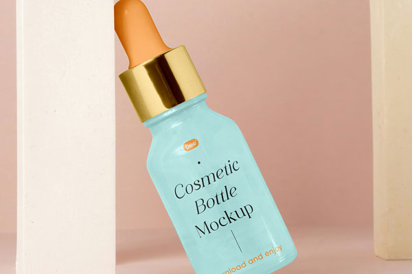 Free Dropper Bottle Mockup PSD Template
