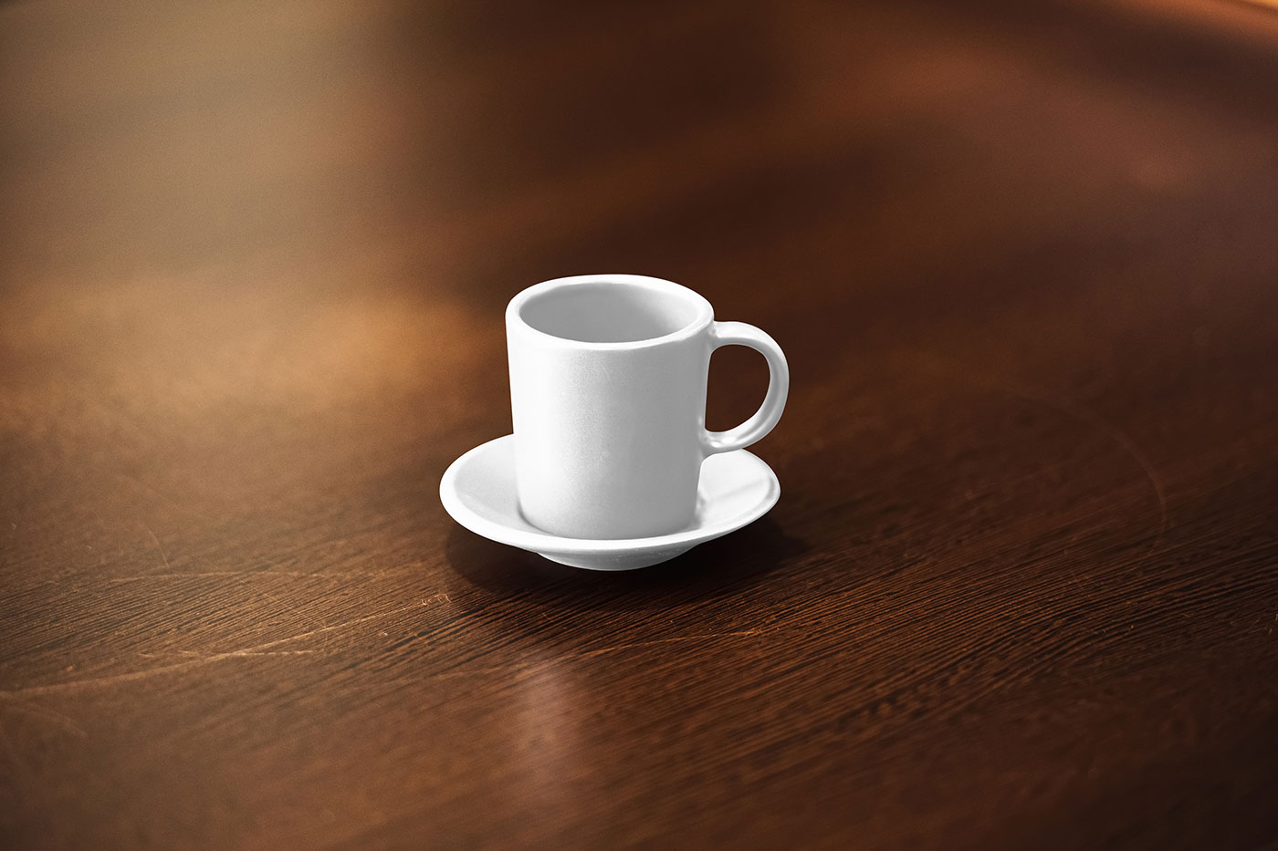 Free Espresso Cup Mockup PSD Template
