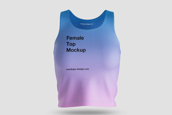 Free Female Top and Leggings Mockup PSD Template