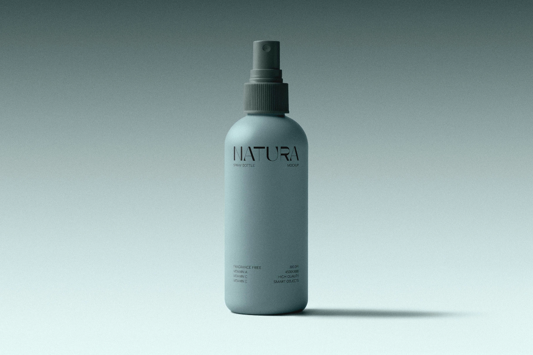Free Hair Spray Bottle Mockup PSD Template